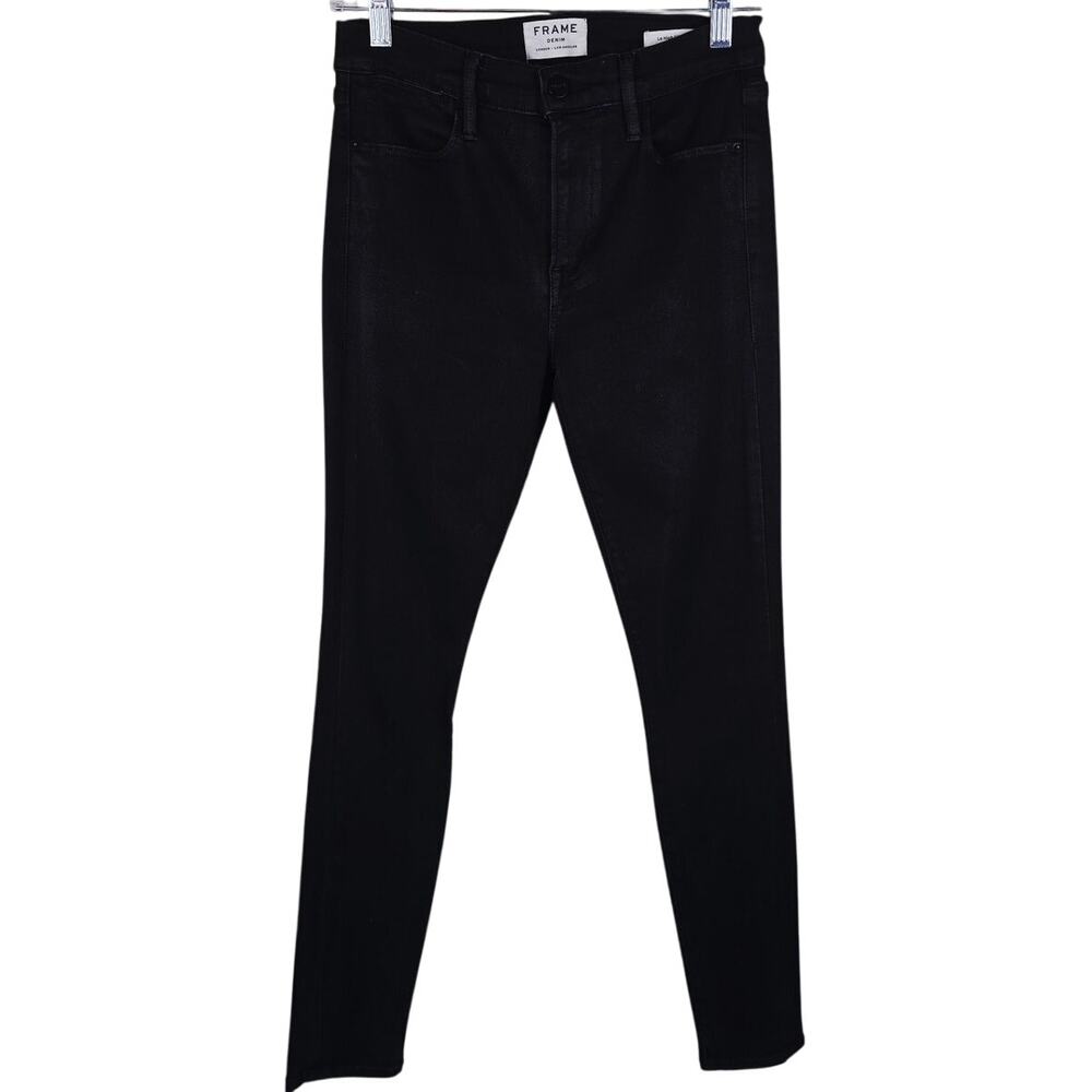 Frame Denim Le High Skinny Washed Black Women's Jeans 27